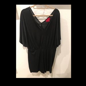 Jennifer Lopez Half Sleeve Black Romper